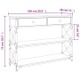Mesa consola madera de ingeniería roble Sonoma 100x28x75 cmm de , Mesas auxiliares - Ref: Foro24-834191, Precio: 80,56 €, Des...