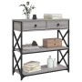 Mesa consola madera de ingeniería gris Sonoma 75x28x75 cm de , Mesas auxiliares - Ref: Foro24-834198, Precio: 89,23 €, Descue...