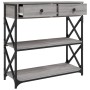 Mesa consola madera de ingeniería gris Sonoma 75x28x75 cm de , Mesas auxiliares - Ref: Foro24-834198, Precio: 89,23 €, Descue...