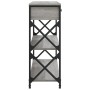 Mesa consola madera de ingeniería gris Sonoma 75x28x75 cm de , Mesas auxiliares - Ref: Foro24-834198, Precio: 89,23 €, Descue...