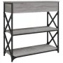 Mesa consola madera de ingeniería gris Sonoma 75x28x75 cm by , Side tables - Ref: Foro24-834198, Price: 90,45 €, Discount: %