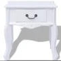 Nachttische 2 Einheiten aus weißem MDF von vidaXL, Seitentische - Ref: Foro24-242750, Preis: 152,63 €, Rabatt: %