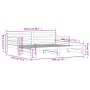 Sofá cama nido madera maciza de pino negro 90x200 cm de , Camas y somieres - Ref: Foro24-836149, Precio: 190,70 €, Descuento: %