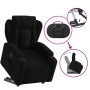 Sillón reclinable elevable tela negro en Sillones | Comprar online en Foru.es