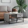Mesa de centro madera contrachapada gris Sonoma 85,5x51x45 cm de , Mesas de centro - Ref: Foro24-835342, Precio: 56,40 €, Des...