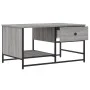 Mesa de centro madera contrachapada gris Sonoma 85,5x51x45 cm de , Mesas de centro - Ref: Foro24-835342, Precio: 56,40 €, Des...