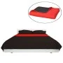 Cubrecama acolchado doble cara 230x260 cm rojo y negro de vidaXL, Colchas y edredones - Ref: Foro24-131554, Precio: 24,21 €, ...