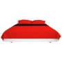 Cubrecama acolchado doble cara 230x260 cm rojo y negro de vidaXL, Colchas y edredones - Ref: Foro24-131554, Precio: 24,51 €, ...