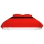 Cubrecama acolchado doble cara 230x260 cm rojo y negro de vidaXL, Colchas y edredones - Ref: Foro24-131554, Precio: 24,21 €, ...