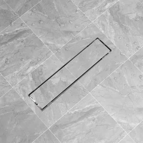 Desagüe lineal de ducha de acero inoxidable 530x140 mm de vidaXL, Desagües - Ref: Foro24-142171, Precio: 44,90 €, Descuento: %