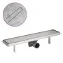 Desagüe lineal de ducha de acero inoxidable 530x140 mm de vidaXL, Desagües - Ref: Foro24-142171, Precio: 44,90 €, Descuento: %