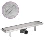 Desagüe lineal de ducha de acero inoxidable 530x140 mm de vidaXL, Desagües - Ref: Foro24-142171, Precio: 45,69 €, Descuento: %