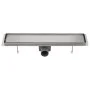 Desagüe lineal de ducha de acero inoxidable 530x140 mm de vidaXL, Desagües - Ref: Foro24-142171, Precio: 44,90 €, Descuento: %
