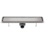 Desagüe lineal de ducha de acero inoxidable 530x140 mm de vidaXL, Desagües - Ref: Foro24-142171, Precio: 45,69 €, Descuento: %