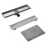 Desagüe lineal de ducha de acero inoxidable 530x140 mm de vidaXL, Desagües - Ref: Foro24-142171, Precio: 45,69 €, Descuento: %