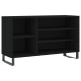 Mueble zapatero madera contrachapada negro 102x36x60 cm de , Zapateros y organizadores de calzado - Ref: Foro24-831421, Preci...