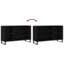 Mueble zapatero madera contrachapada negro 102x36x60 cm de , Zapateros y organizadores de calzado - Ref: Foro24-831421, Preci...