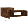 Mesa de centro madera contrachapada roble ahumado 100x50x45 cm de , Mesas de centro - Ref: Foro24-830833, Precio: 51,93 €, De...