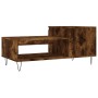 Mesa de centro madera contrachapada roble ahumado 100x50x45 cm de , Mesas de centro - Ref: Foro24-830833, Precio: 51,93 €, De...