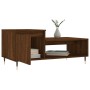 Mesa de centro madera contrachapada roble marrón 100x50x45 cm de , Mesas de centro - Ref: Foro24-830827, Precio: 46,48 €, Des...