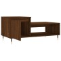 Mesa de centro madera contrachapada roble marrón 100x50x45 cm de , Mesas de centro - Ref: Foro24-830827, Precio: 46,48 €, Des...