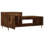 Mesa de centro madera contrachapada roble ahumado 100x50x45 cm de , Mesas de centro - Ref: Foro24-830825, Precio: 46,69 €, De...