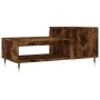 Mesa de centro madera contrachapada roble ahumado 100x50x45 cm de , Mesas de centro - Ref: Foro24-830825, Precio: 46,69 €, De...