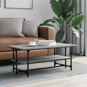 Mesa de centro madera contrachapada gris Sonoma 100x50x40 cm de , Mesas de centro - Ref: Foro24-835322, Precio: 51,40 €, Desc...