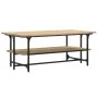 Mesa de centro madera contrachapada roble Sonoma 100x50x40 cm de , Mesas de centro - Ref: Foro24-835320, Precio: 55,42 €, Des...