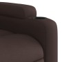 Sillón reclinable elevable tela marrón oscuro en Sillones | Comprar online en Foru.es