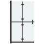 Mampara de ducha plegable vidrio ESG esmerilado 80x190 cm de , Paredes y mamparas de ducha - Ref: Foro24-151193, Precio: 200,...