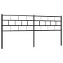 Kopfteil aus schwarzem Metall, 180 cm von , Kopf- und Fußteile - Ref: Foro24-355695, Preis: 30,90 €, Rabatt: %