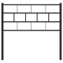 Cabecero de metal negro 100 cm de , Cabeceros y pies de cama - Ref: Foro24-355688, Precio: 23,46 €, Descuento: %