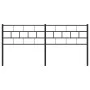 Kopfteil aus schwarzem Metall, 180 cm von , Kopf- und Fußteile - Ref: Foro24-355695, Preis: 30,90 €, Rabatt: %