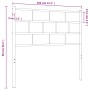 Cabecero de metal negro 100 cm de , Cabeceros y pies de cama - Ref: Foro24-355688, Precio: 23,46 €, Descuento: %