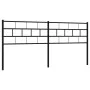 Kopfteil aus schwarzem Metall, 180 cm von , Kopf- und Fußteile - Ref: Foro24-355695, Preis: 30,90 €, Rabatt: %