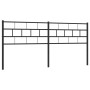 Cabecero de metal negro 200 cm de , Cabeceros y pies de cama - Ref: Foro24-355697, Precio: 32,44 €, Descuento: %