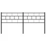 Black metal headboard 200 cm by , Headboards and footboards - Ref: Foro24-355697, Price: 32,00 €, Discount: %