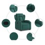 Sillón reclinable elevable tela verde oscuro en Sillones | Comprar online en Foru.es