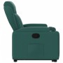 Sillón reclinable elevable tela verde oscuro en Sillones | Comprar online en Foru.es