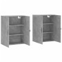 Armarios de pared 2 uds madera de ingeniería gris hormigón de , Aparadores - Ref: Foro24-3197893, Precio: 168,70 €, Descuento: %