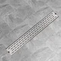 Linearer Duschablauf 830x140 mm aus Edelstahl von vidaXL, Abflüsse - Ref: Foro24-142180, Preis: 50,42 €, Rabatt: %