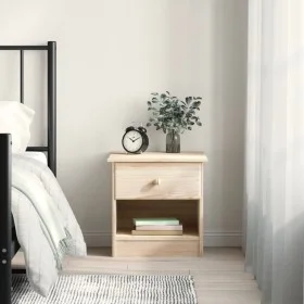 ALTA bedside table solid pine wood 41x35x41 cm by , Nightstands - Ref: Foro24-353913, Price: 56,31 €, Discount: %