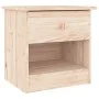 Mesita de noche ALTA madera maciza de pino 41x35x41 cm de , Mesitas de noche - Ref: Foro24-353913, Precio: 56,31 €, Descuento: %