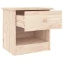 Mesita de noche ALTA madera maciza de pino 41x35x41 cm de , Mesitas de noche - Ref: Foro24-353913, Precio: 56,31 €, Descuento: %