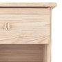 Mesita de noche ALTA madera maciza de pino 41x35x41 cm de , Mesitas de noche - Ref: Foro24-353913, Precio: 54,92 €, Descuento: %
