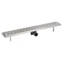 Linearer Duschablauf 830x140 mm aus Edelstahl von vidaXL, Abflüsse - Ref: Foro24-142180, Preis: 50,42 €, Rabatt: %