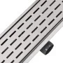 Linearer Duschablauf 830x140 mm aus Edelstahl von vidaXL, Abflüsse - Ref: Foro24-142180, Preis: 50,42 €, Rabatt: %