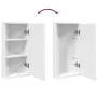 Mueble de baño de esquina con espejo blanco 30x24x60 cm de , Tocadores de baño - Ref: Foro24-357977, Precio: 84,89 €, Descuen...
