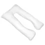 Almohada de embarazo blanca 90x145 cm de vidaXL, Almohadas - Ref: Foro24-131586, Precio: 44,17 €, Descuento: %